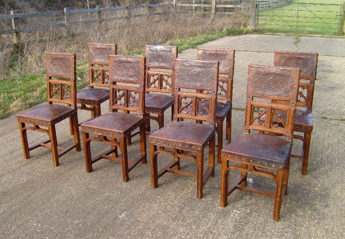 Old Oak Dining Chairs - Home Design - Game-hay.us ANTIQUE FURNITURE WAREHOUSE Antique Oak Dining Chairs Set Of Eight Gothic - Old Oak Dining Chairs - Home Design - Game-hay.us