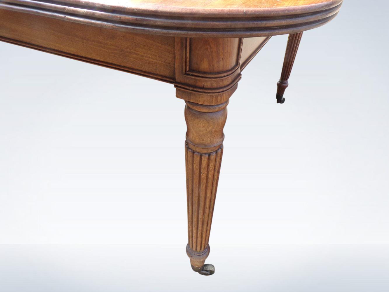 3 Metre Regency Extending Dining Table Gillows Console Form with Reeded ...