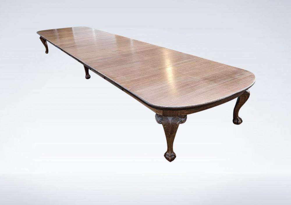 6 Metre Antique Dining Table Late 19th Century