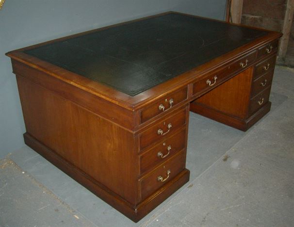 Antique Partners Desks Antique Furniture Www.elisabethjamesantiques.co.uk/stockimages/6ft-a. - Antique Partners Desks Antique Furniture