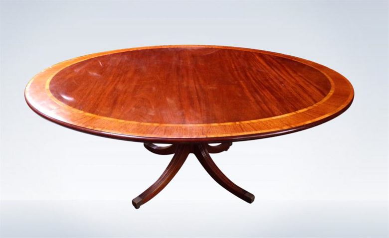 Regency round on sale dining table
