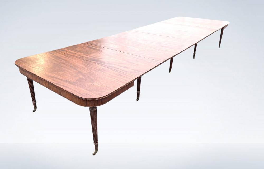 Antique Dining Table 6 Metre Regency Period Gillows Imperial Extending Mahogany Table