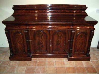 Antique Sideboard - 19th Century Victorian Mahogany Sideboard