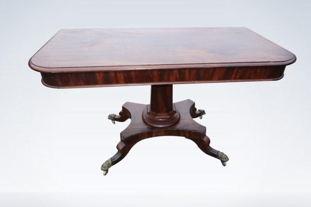 Pair Of Georgian Regency Period Mahogany Console Tables