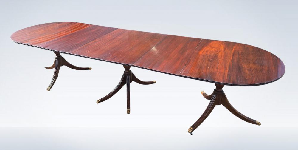 Regency Pedestal Dining Table 3.3 Metre 