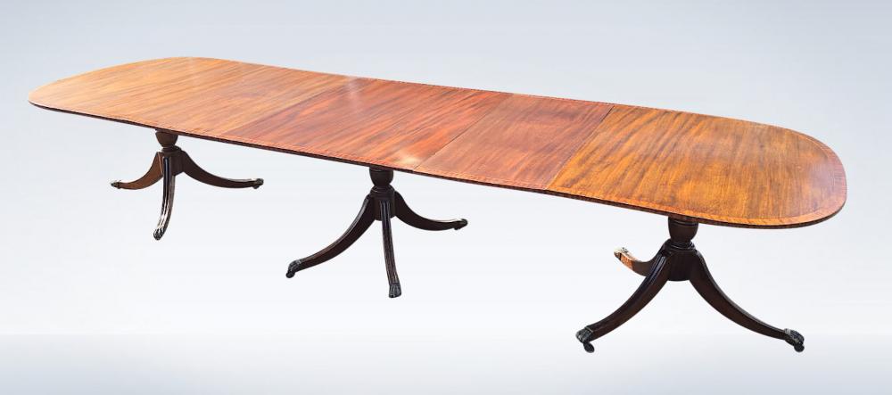 Regency Pedestal Dining Table Nearly 4 Metres 